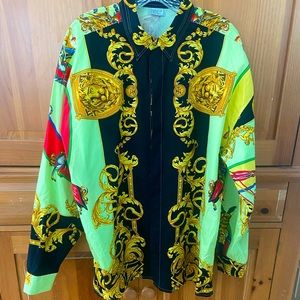 Rare Vintage 1990s Versus Gianni Versace Baroque Shirt
